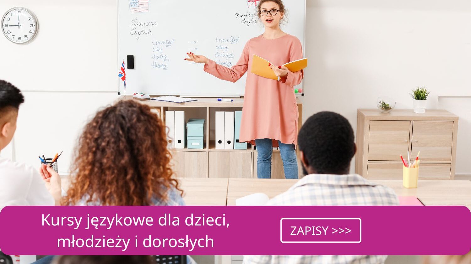 Kursy językowe dla dzieci, młodzieży i dorosłych